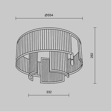 Потолочный светильник Maytoni MOD174CL-06G