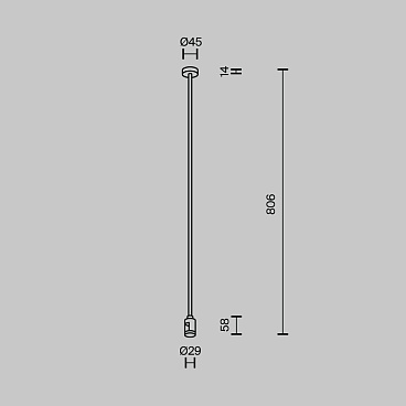 Комплектующие для трековой системы Technical TRA159C-SL1-PT