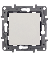 Выключатель Legrand Etika одноклавишный встраиваемый белый (672201)