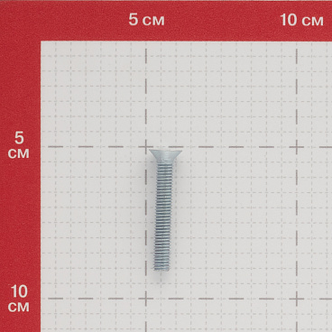 Винт оцинкованный M6x40 мм DIN 965 потайная головка (8 шт.)