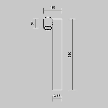 Ландшафтный светильник Outdoor O010FL-01B