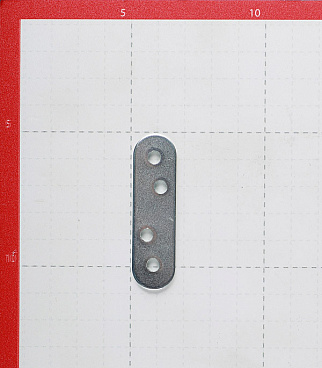 Пластина крепежная оцинкованная 60х16х1.7 мм (6 шт.)