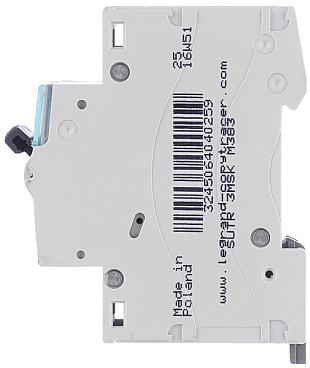 Автоматический выключатель модульный Legrand TX3 1P 6А тип C 6 кА 230/400 В (404025)