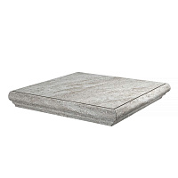 Ступень угловая Kerama Marazzi Терраса серая правая 300х300х8 мм