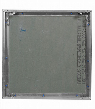 Люк ревизионный под плитку Хаммер Гиппократ-П алюминиевый 600х600 мм скрытый нажимной