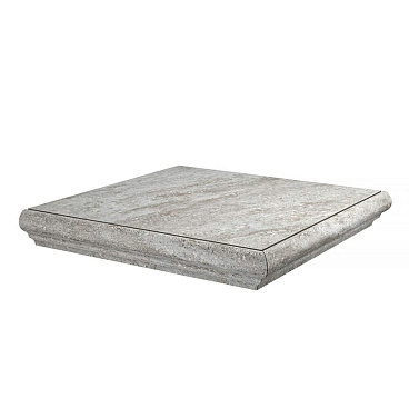 Ступень угловая Kerama Marazzi Терраса серая правая 300х300х8 мм
