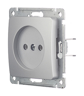 Розетка Hegel Master встраиваемая серебро (РС16-401-06)