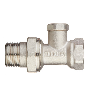 Клапан запорный Tiemme 3/4 НР(ш) х 3/4 ВР(г) для радиатора (3230014 / 3235N0505EC)
