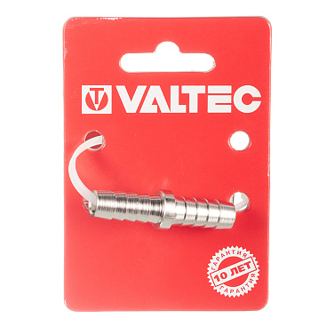 Штуцер Valtec для присоединения шланга d10 мм латунный (VTr.657.N.1010)