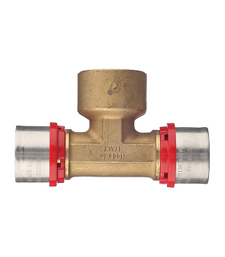 Тройник Tiemme 32(пресс) х 1 ВР(г) х 32(пресс)