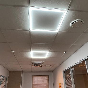 Светильник светодиодный для потолка армстронг рамка КМ ДВО/ДПО-42 6500К 42 Вт IP20 белый (PL1020)