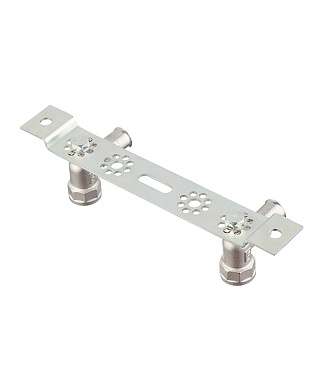 Планка монтажная VALTEC (VTm.224.N.001604) с двумя водорозетками 16(пресс) х 1/2 ВР(г)