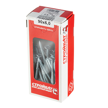 Саморезы универсальные 90x6,0 мм оцинкованные (50 шт.)