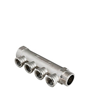 Коллектор Valtec 1 ВР(г) х 4 выхода 1/2 ВР(г) х 1 НР(ш) (VTc.550.N.0604)