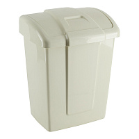 Контейнер для мусора Martika Форте с крышкой 6 л пластик слоновая кость