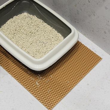 Коврик универсальный Еvaline ЭВА Соты 80х60 см песочный