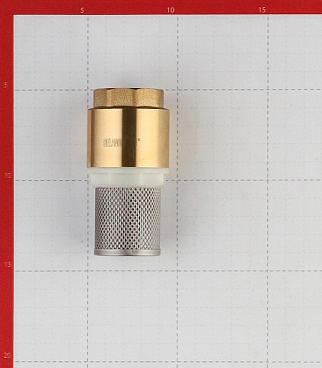 Клапан обратный 1 НР(ш) х 1 ВР(г) с несъемной сеткой