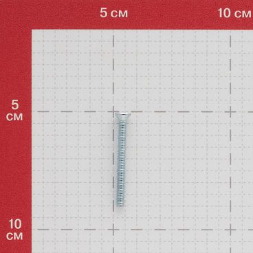 Винт оцинкованный M4x40 мм DIN 965 потайная головка (9 шт.)