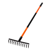 Грабли прямые Павловская Заря (817001) металлические 12 зубьев 1200 мм