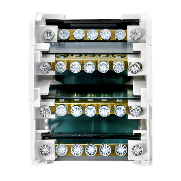 Шина нулевая EKF PROxima 4х7 отверстий в корпусе (sn0-4х7)