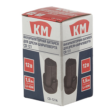 Аккумулятор КМ CD-121A 12В 1,5Ач Li-Ion