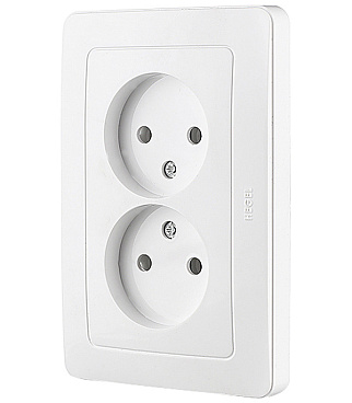 Розетка Hegel Master встраиваемая белая (РС16-341)