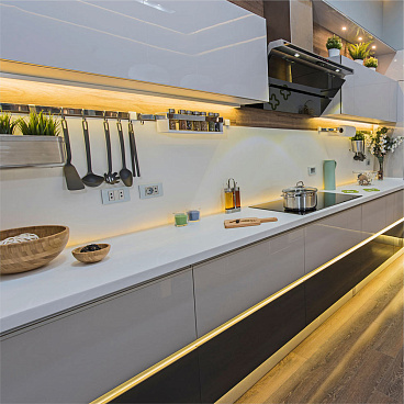 Профиль для светодиодной ленты Apeyron (P8-18) 2 м круглый анодированный алюминий комплект