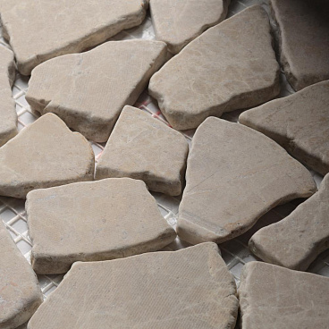 Мозаика Mir Mosaic Natural Paladium бежевая 01 из натурального камня 305х305х7 мм матовая