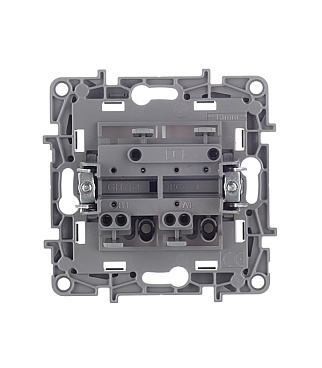 Выключатель Legrand Etika двухклавишный встраиваемый белый (672202)