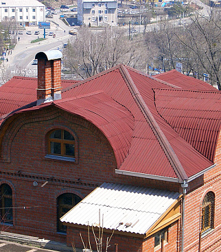 Конек Ондулин красный 1 м