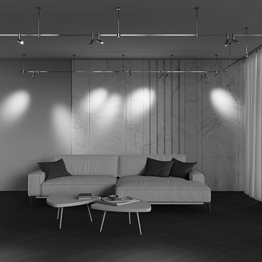 Трековый светильник Technical TR144-1-12W4K-W-BS