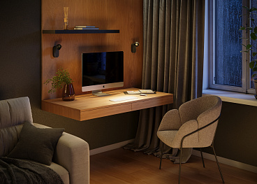 Настенный светильник (бра) Maytoni MOD434WL-L5B3K