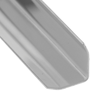 Уголок для плитки полированный скошенный край нержавеющая сталь 2700х15х15 мм