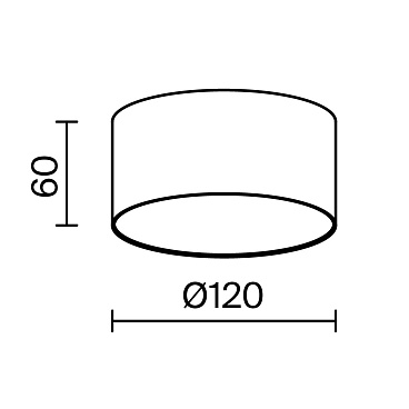 Потолочный светильник Technical C032CL-12W4K-RD-W