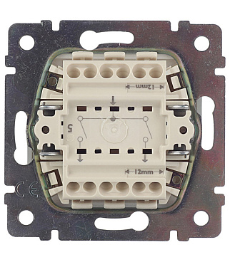 Выключатель Legrand Valena двухклавишный встраиваемый алюминий (694337)