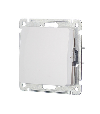 Переключатель Hegel Master одноклавишный встраиваемый белый (ВС10-471)