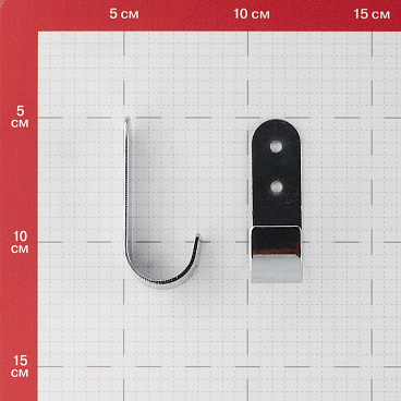 Крепление панели вертикальное к системе Joker d25 мм хром (2 шт.)