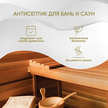 Антисептик MasterGood для бань и саун бесцветный 3 л