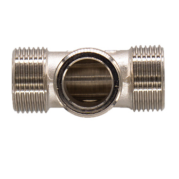 Тройник 1/2 НР(ш) х 1/2 НР(ш) х 1/2 НР(ш) латунный