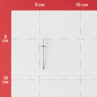 Заклепка вытяжная 4,0x6 мм алюминий/сталь серая RAL 7024 (100 шт.)