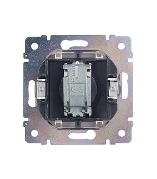 Розетка телевизионная Legrand Valena встраиваемая алюминий (694345)