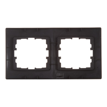 Рамка Lezard Karina двухместная черный бархат (707-4200-147)