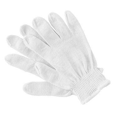 Перчатки х/б белые 8 (М)