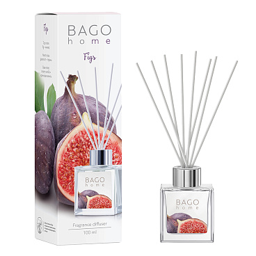 Аромадиффузор с палочками Bago home Инжир 100 мл
