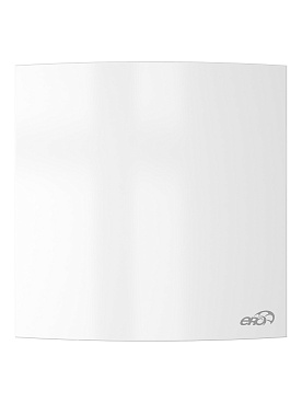 Вентилятор осевой Era Quadro 4 172х172 мм d100 мм белый