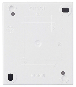 Розетка Simon 15 Aqua накладная белая со шторками с крышкой (1594432-030)