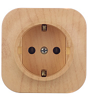 Розетка Legrand Quteo накладная дерево (782271)