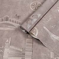 Обои компакт-винил на флизелиновой основе Palitra Life Travel Wall PL72406-45 (1,06х10,05 м)