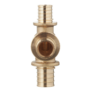 Тройник Stout 20 х 20 х 16 мм латунный (SFA-0014-202016)