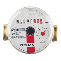Счетчик для горячей воды Itelma WFW20 DN15 80 мм без сгонов